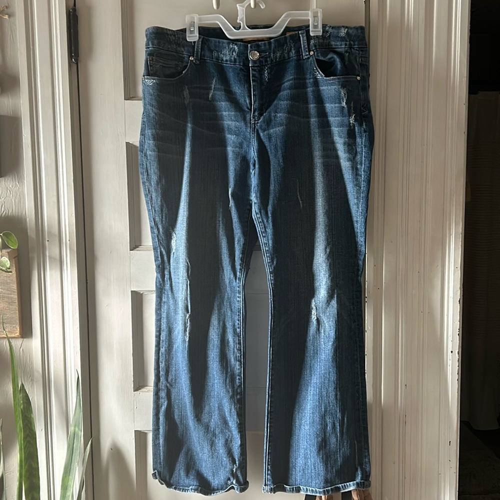 Seven7 Luxe Bootcut Jeans 22w
